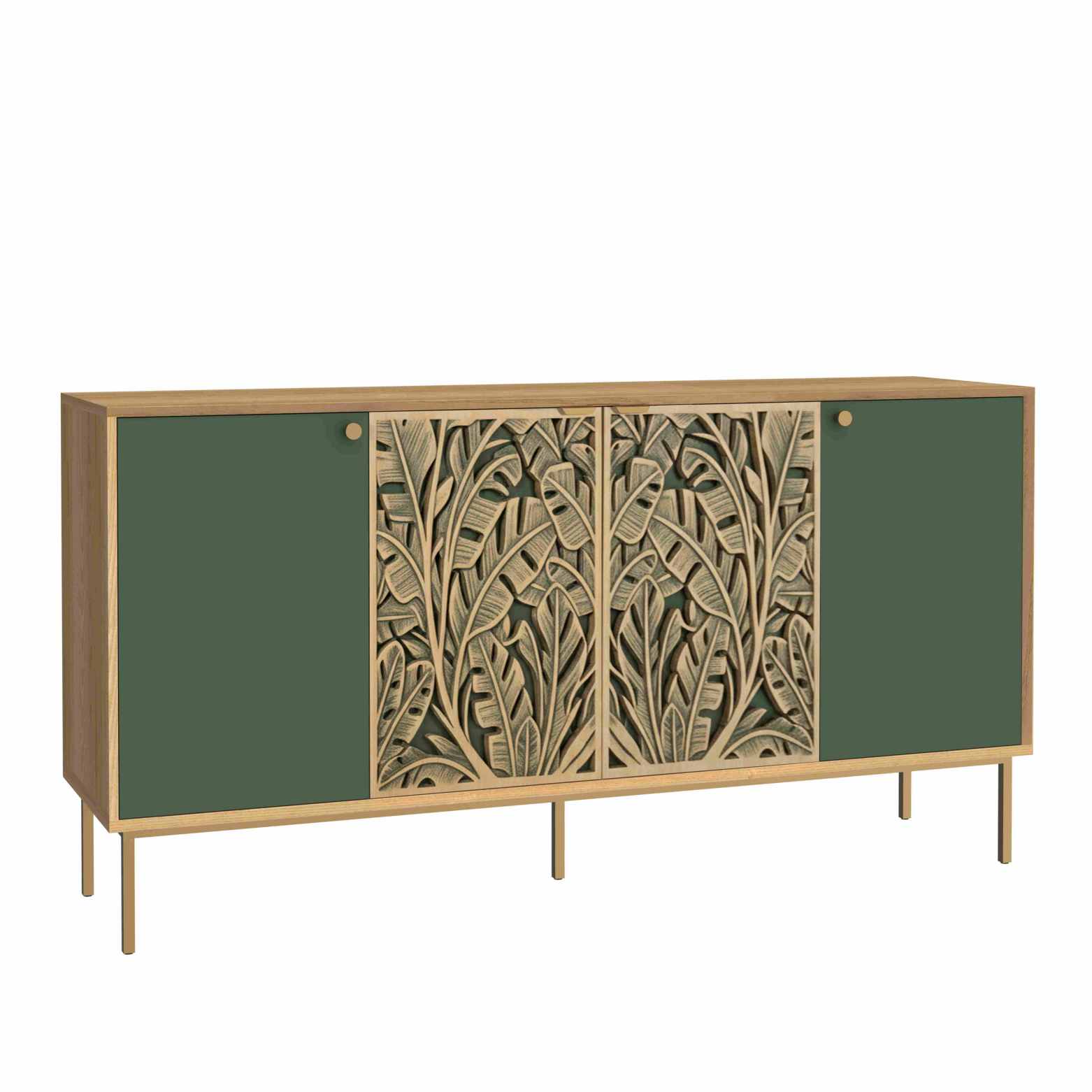 Tulumora 4 Door Cabinet